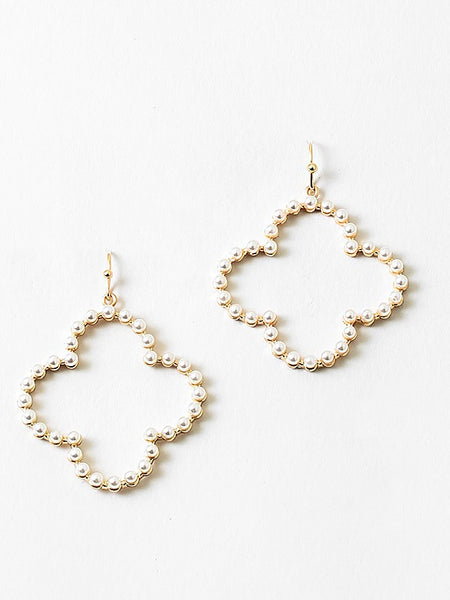 Pearl Clover Earring