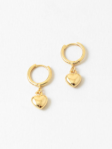 Full Heart Earrings