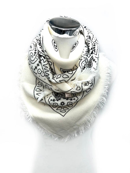 Bandana Knit Scarf