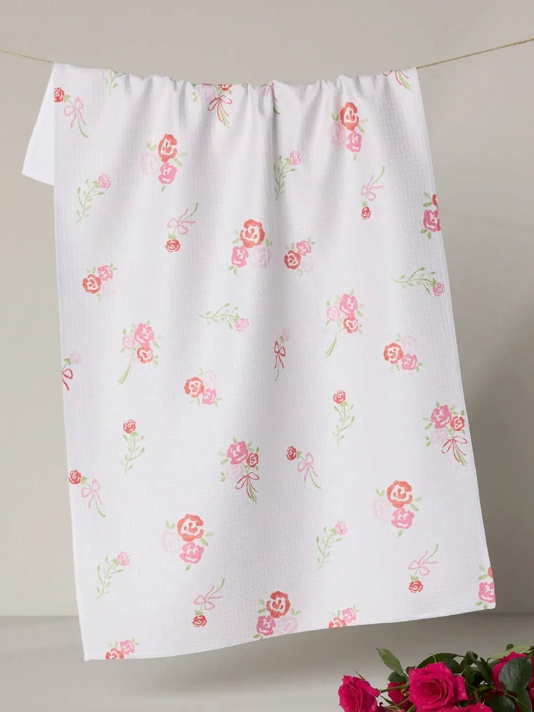 Geometry : Rosy Cheeks Tea Towel