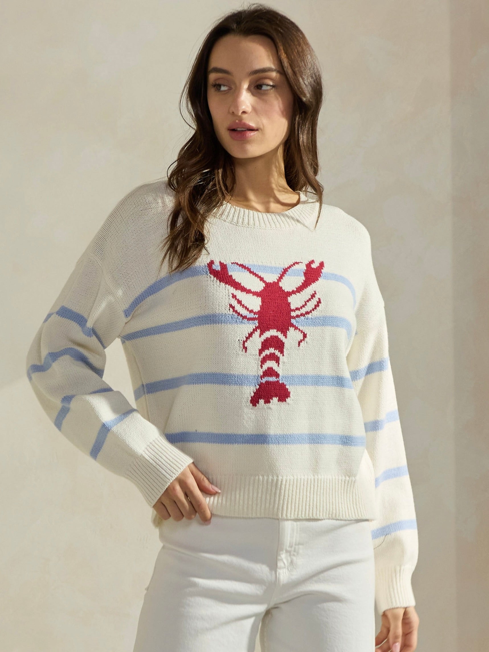 Striped Lobster Sweater