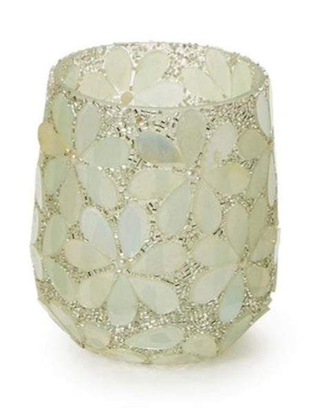 3.5" Flora Mosaic Tealight Holder
