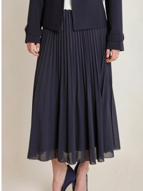 Pleated Midi Skirt