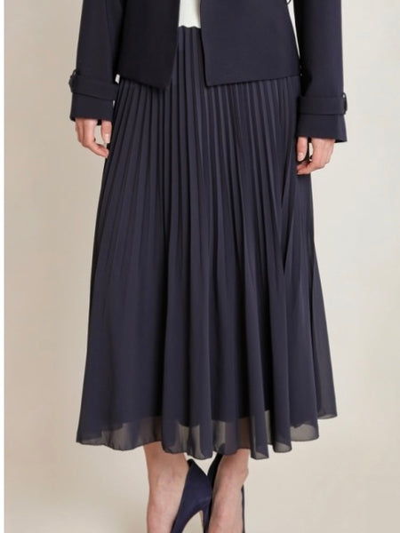 Pleated Midi Skirt