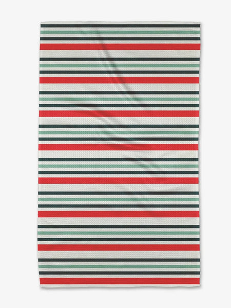 Geometry : Holiday Tea Towel - Christmas Stripes