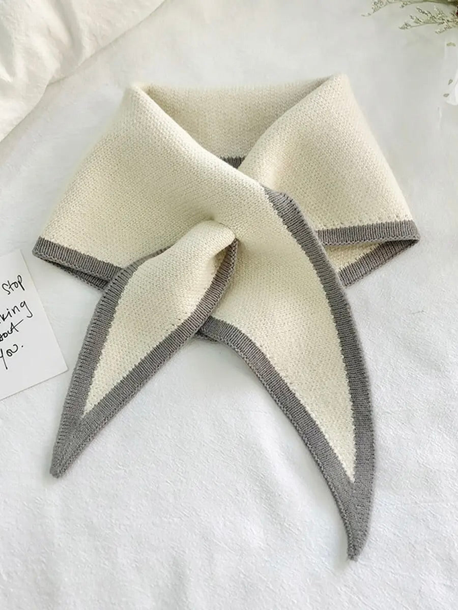 Knit Triangle Scarf