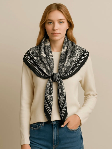 De Jouy Blanket Scarf