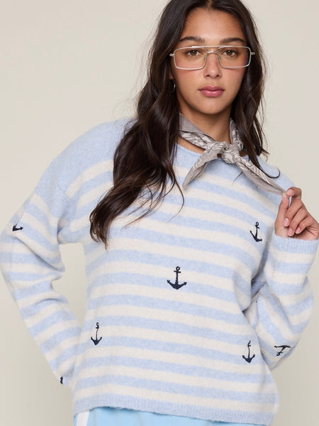 Anchors Away Sweater