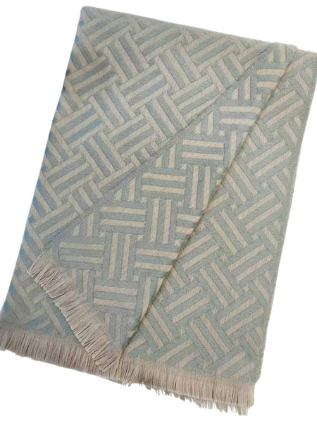 Frosted Windowpane Scarf