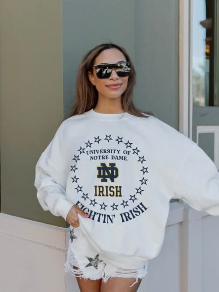 Notre Dame Drop Shoulder Crewneck