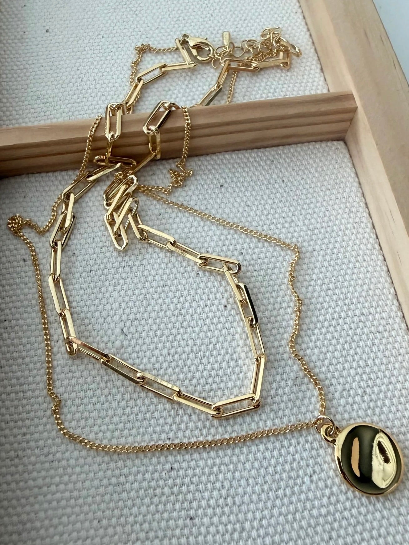 Mini Coin Layered Necklace
