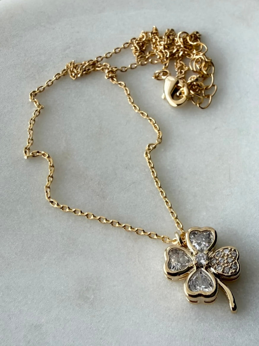 Clover Sparkle Necklace