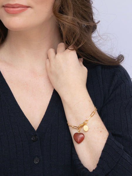 Susan Shaw Audrey Heart Bracelet