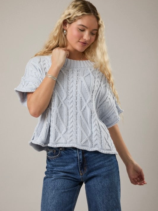 Katie Short Sleeve Sweater
