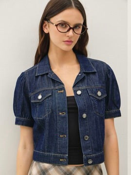 Denim Crop Jacket