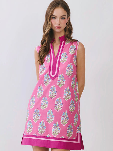 Columbia Contrast Border Dress