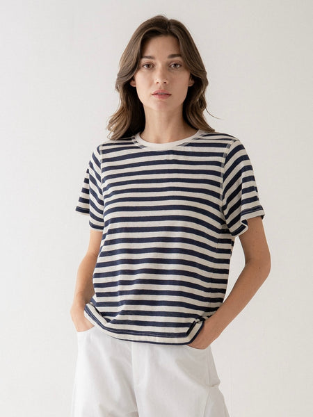 Classic Bold Stripe Crew Tee