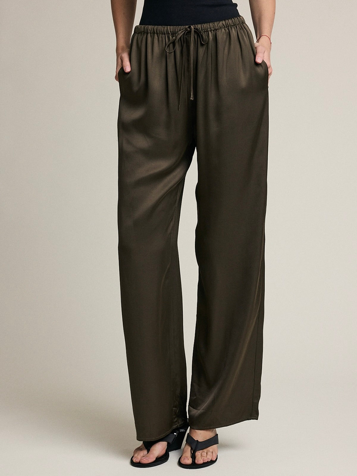 Elastic Waist Pull On Pants