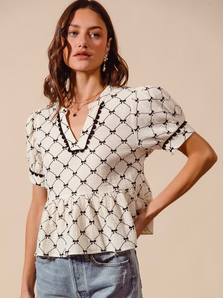 Peoria Peplum Top