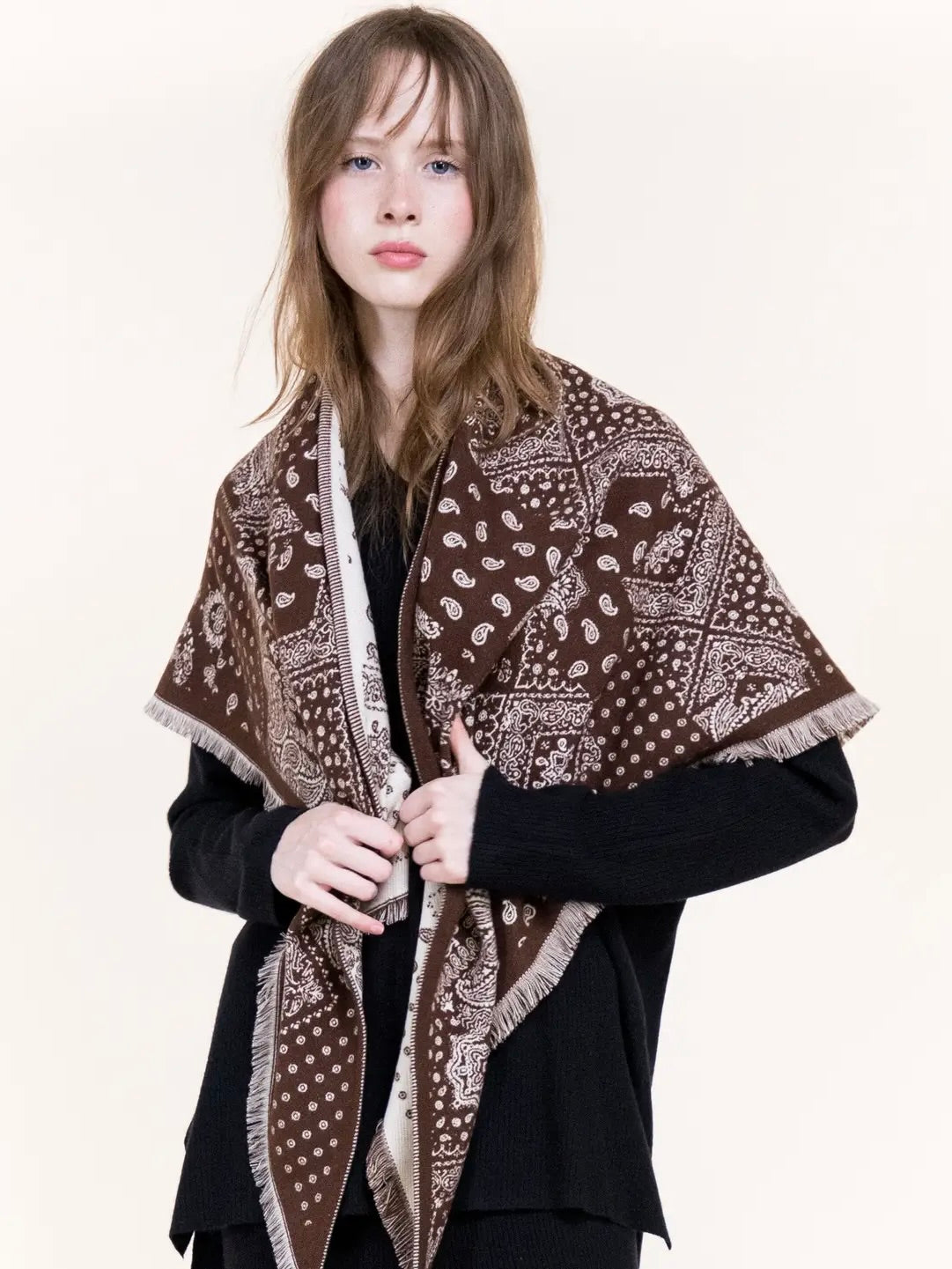 Bandana Paisley Mix Triangle Scarf