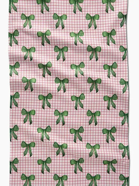 Geometry : Ribbon and Cheer Tea Towel