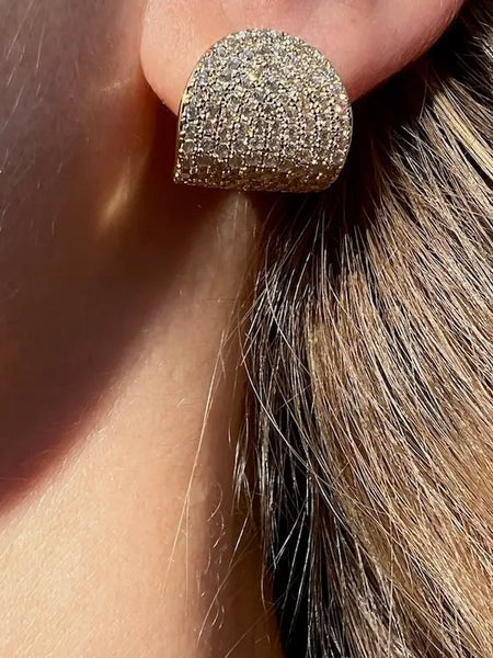 Native Gem Arc Studs