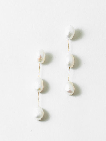 Pearl Droplet Earrings