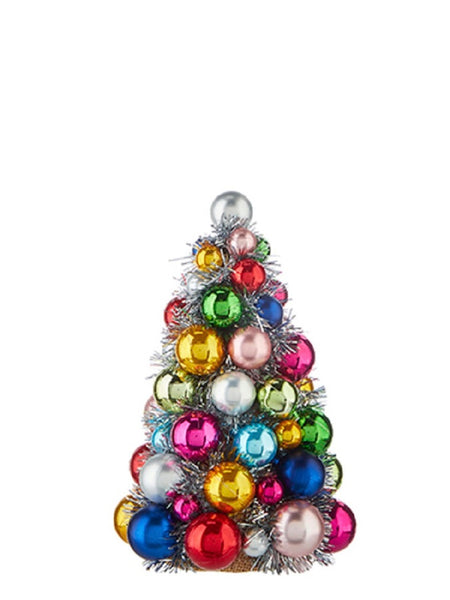 10" Tinsel Ornament Tree