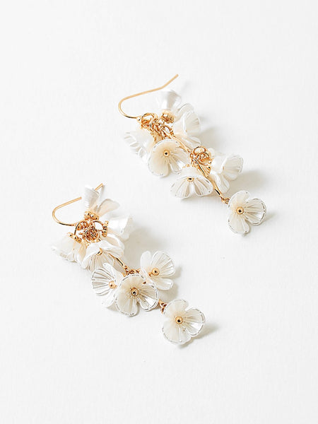 Cascading Flower Earring