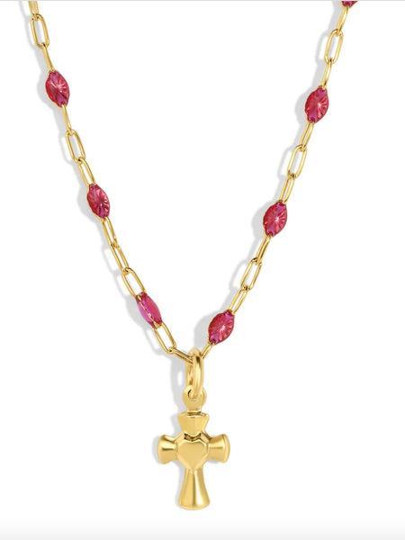 {Joy Dravecky} Amalfi Cross Necklace