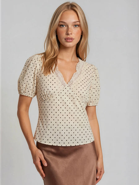 Patty Polka Dot Top