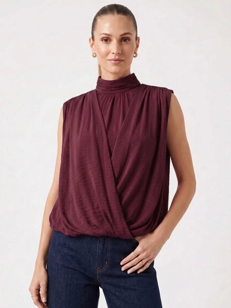 Wrapover Bubble Top