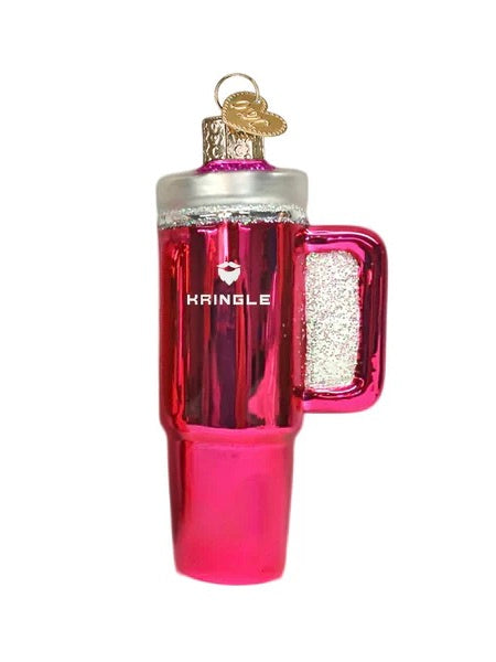 Pink Kringle Cup Ornament