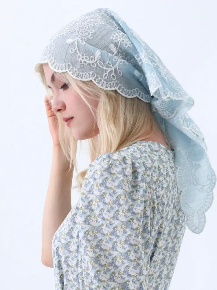 Boho Embroidered Scarf