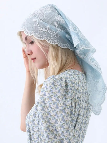Boho Embroidered Scarf