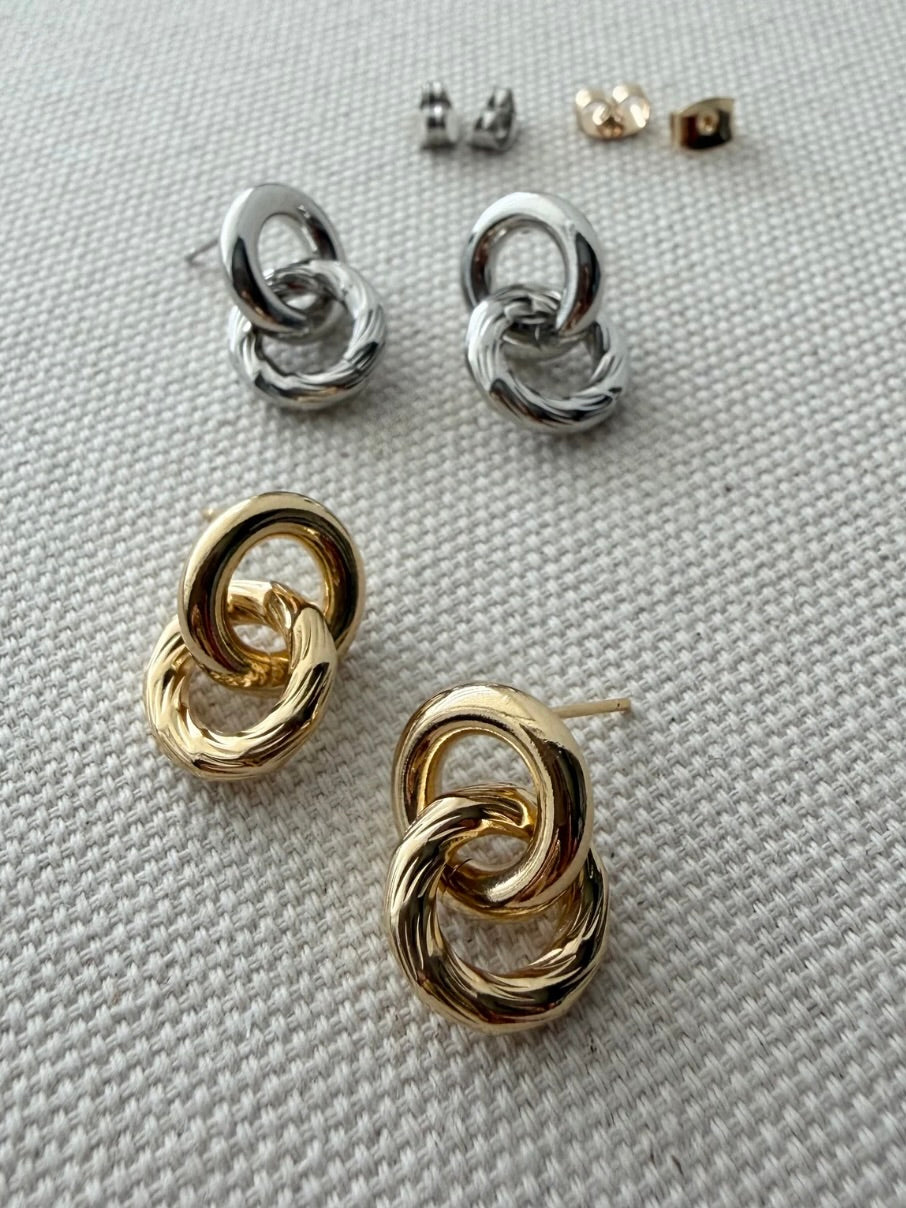 Donut Links Earrings
