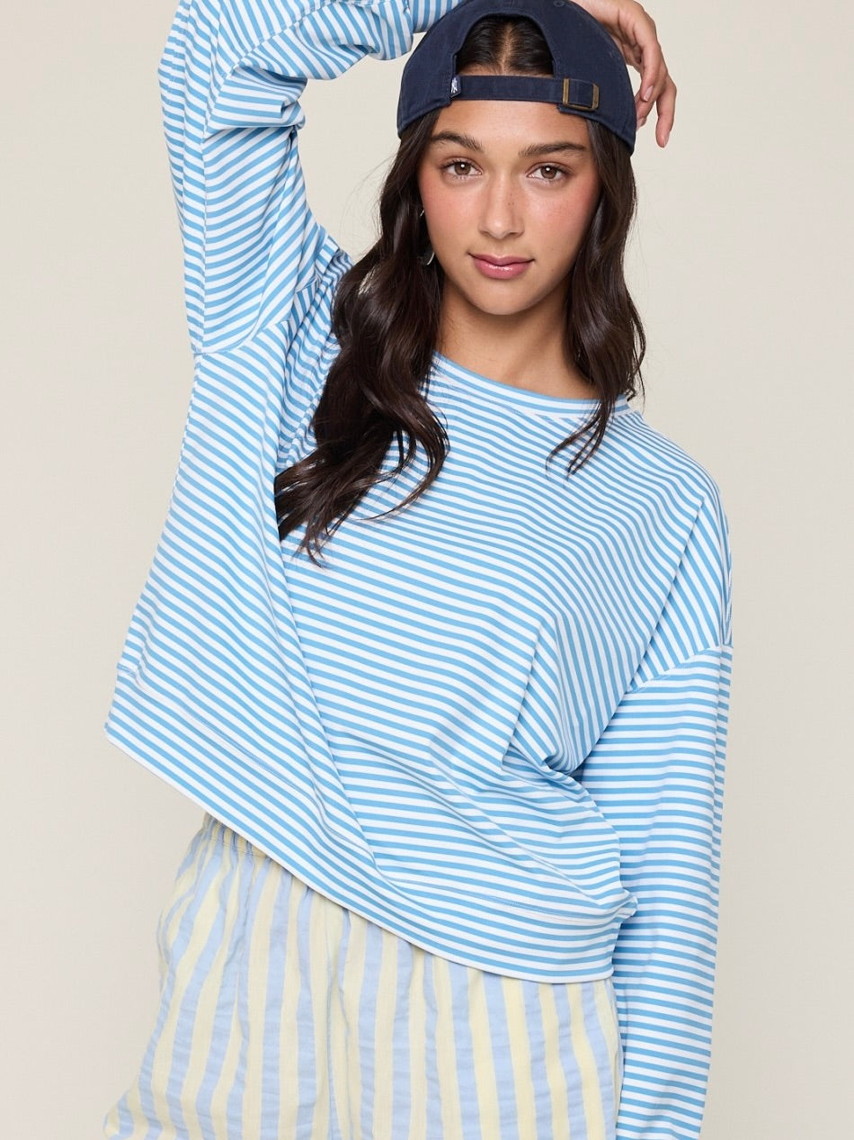 Cindy Stripe Knit Top