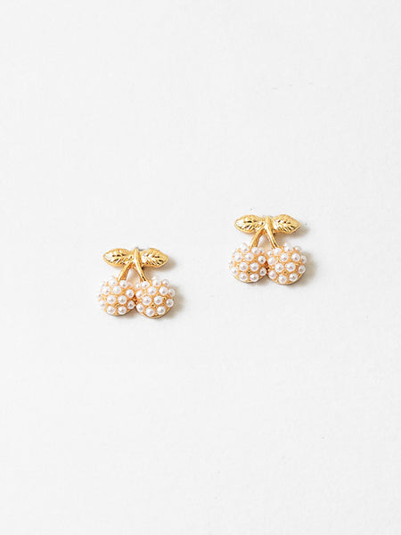 Cherry Pearl Earring