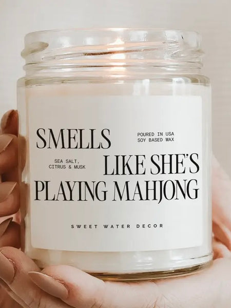 Smells Like She's Playing Mahjong