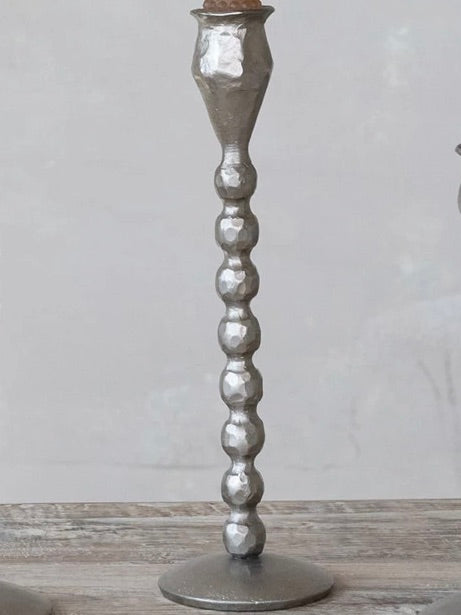 9.5" Hand Forged Cast Iron Ball Taper Holder