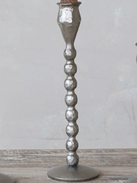 9.5" Hand Forged Cast Iron Ball Taper Holder