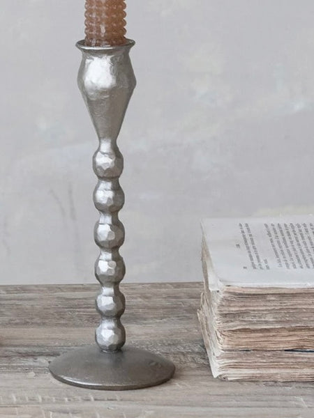 8" Hand Forged Cast Iron Ball Taper Holder