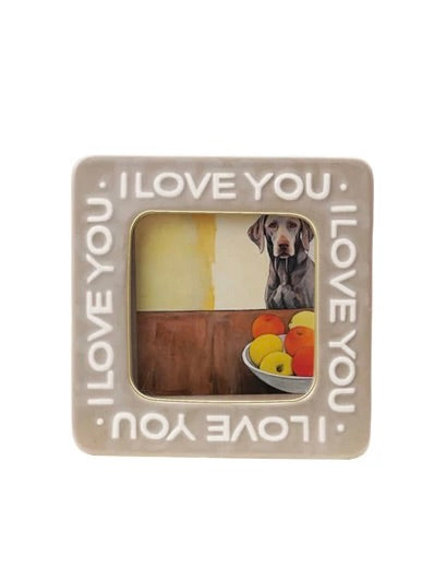 I Love You Stoneware Frame