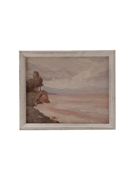 Seaside Landscaoe Wood Framed Wall Decor