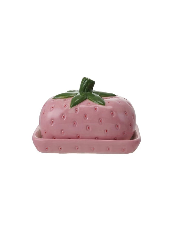 Strawberry Butter Dish