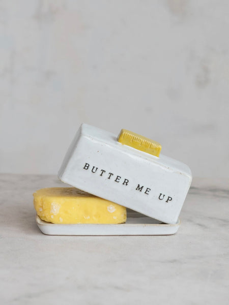 Stoneware Butter Dish - Butter Me Up