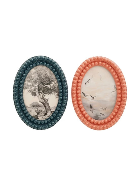 Oval Bobbin Photo Frame 4 x 6