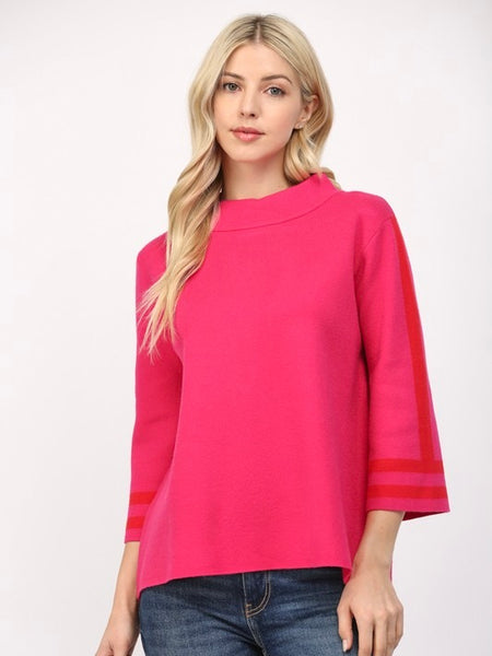 Caroline Mock Neck Sweater
