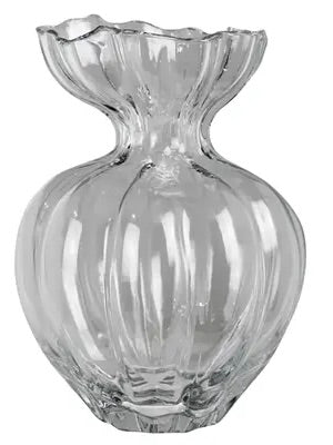 Large Glass Fluttery Vase