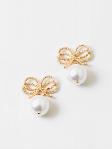 Delicate Bow Earring